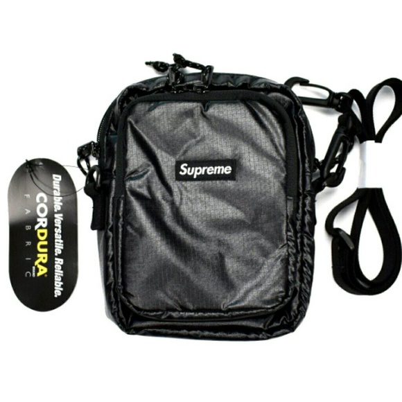 supreme black crossbody